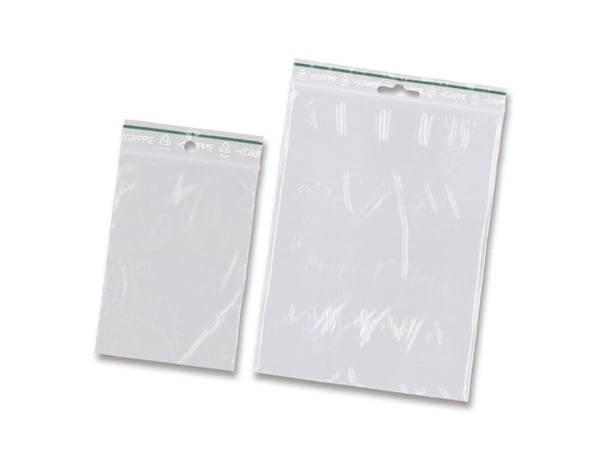 Lynlåspose, Master'in Performance, 50 µm 230 x 320 mm, LD-PE, transparent lynlåslukning, pakke a 100