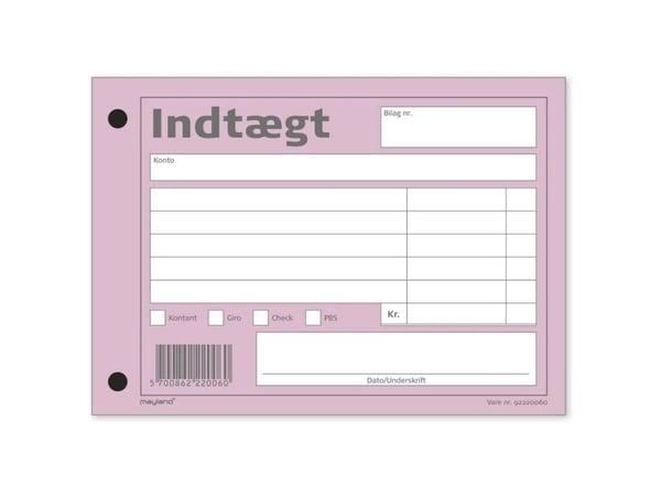Mayland 92220060, Monokromatisk, Rosa, Hvit, 100 ark, Voksen