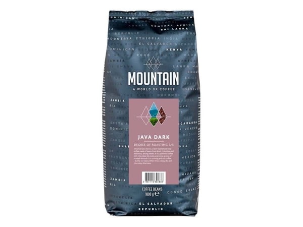 Kaffe helbønner, BKI Java, Mørk pose a 1 kg - (6 stk.)