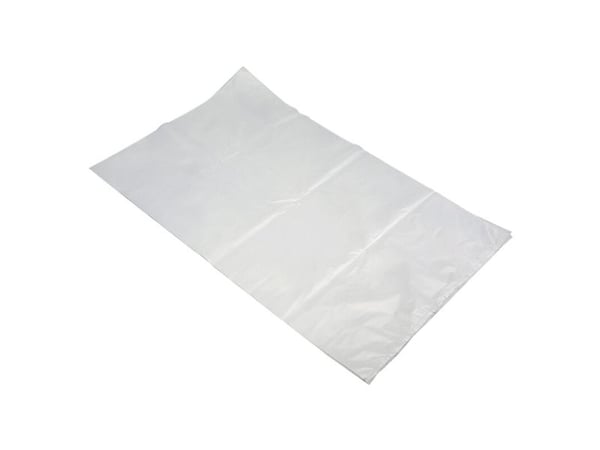 Flad pose, 50 µm, 500 x 1000 mm, LD-PE transparent, karton a 100 Fødevaregodkendt - (100 stk.)