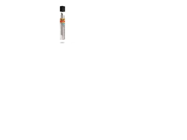Pentel - Bly for blyant - superhøy polymer - 2B - 0.5 mm (en pakke 12)