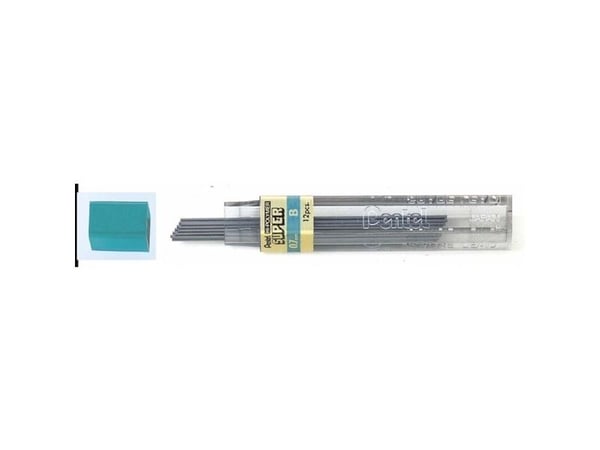 Stift Pentel 0,7 mm, svart (12-pack)