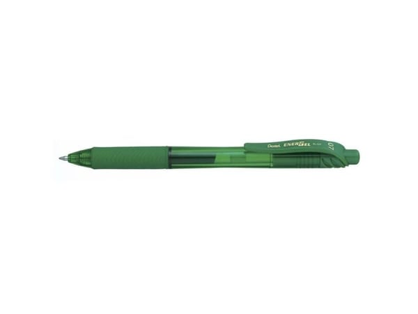 Rollerpen, Pentel EnerGel X, BL107 0,7MM, grøn - (12 stk.)