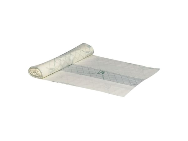 Affaldssække, 18 µm, 820 x 1050 mm biobaseret, grøn, kapacitet 125l rulle a 20 stk, kasse a 12 rulle - (12 stk.)