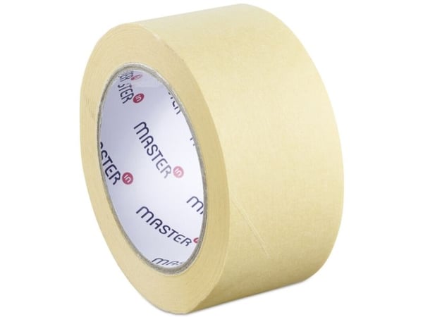 Afdækningstape, Master'in Expert 80 °C varmebestandig, 50 mm x 50.00 m samlet tykkelse 132 µm kerned - (18 stk.)