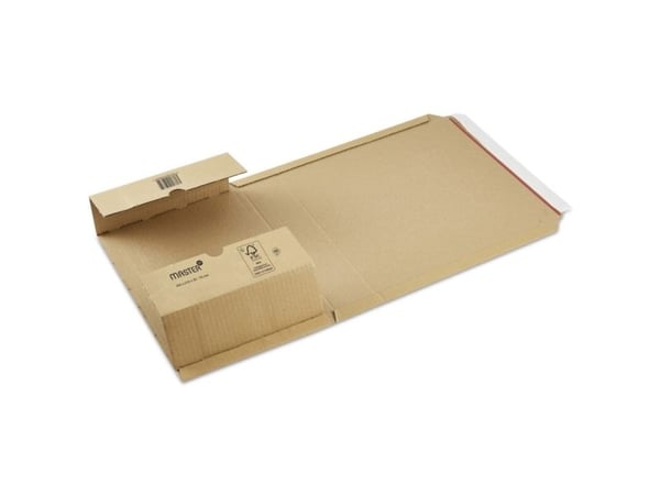 Bogomslag, Master'in Access udvendig dim: 262 x 159 x 58 mm indre dim: 217 x 155 x 10 - 50 mm 1-lags - (25 stk.)