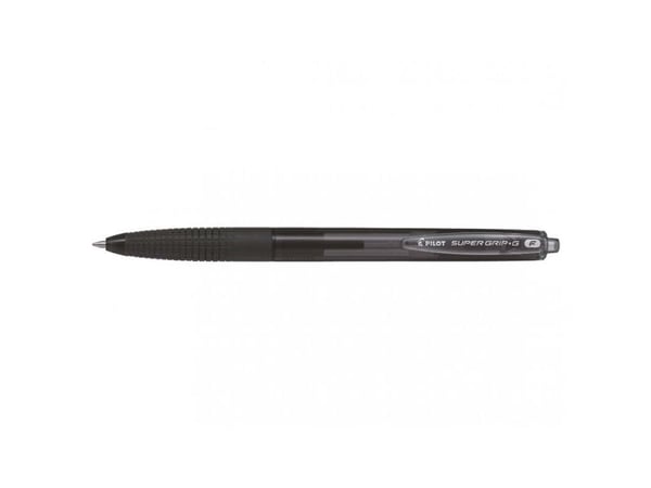 Kuglepen Pilot Super Grip G sort fine stregbredde: 0,22 mm - (12 stk.)