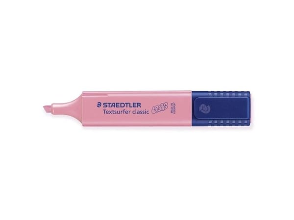 Staedtler 364 C-210, 1 kpl, Vaalea pinkki, Harjas/ohut pää, Vaaleanpunainen, Light Carmine, 1 mm