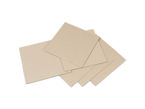 Bølgepapark, 718 x 1018 mm, 1-lags B-flute, 3.000 mm, FEFCO 0110, Bølgepap hvid/brun, Unprinted løst