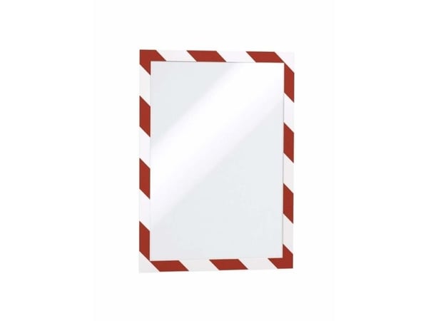 Informationsram Durable röd/vit A4, 10-pack