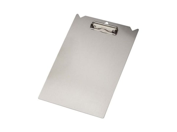 Clipboard, TARIFOLD aluminium, 210x297mm, aluminium