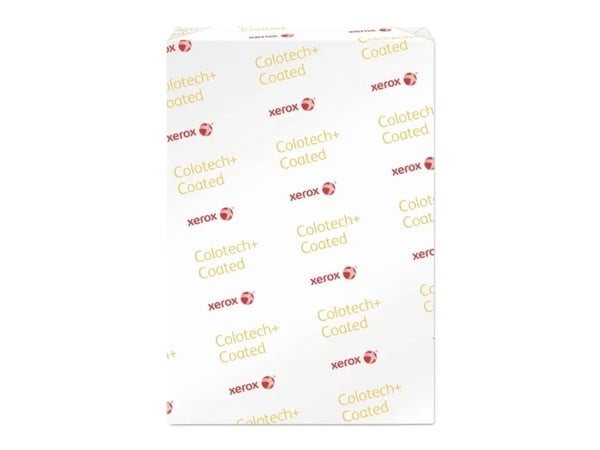 Xerox, Colotech+ Gloss, Gloss 2-sidet bestrøget, white, træfri ECF 150g/m2 210mm x 297mm, A4, Smal b