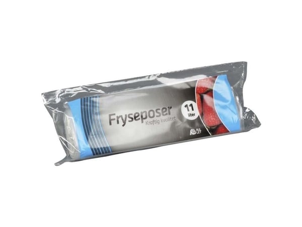 Fryseposer, 32 µm, 290 x 540 mm, LD-PE transparent, rulle a 10 stk Fødevaregodkendt - (40 stk.)