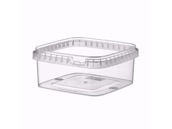 Condi-ämpäri, ilman kantta tilavuus 550ml,128x128x55mm pp, läpinäkyvä, PIENI, laatikko 264 kpl Elintarvikkeet