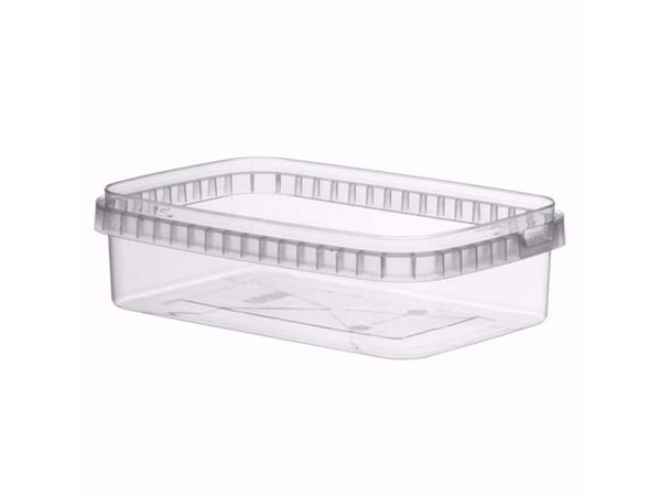 Condibøtte, Without lid kapacitet 750ml,192x126x47mm PP, transparent, pakke a 55 stk Fødevaregodkend