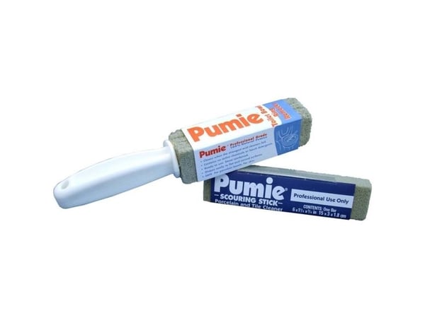 Toilet opfriskning, With Handle Pumice stone for toilet, grå/hvid - (12 stk.)