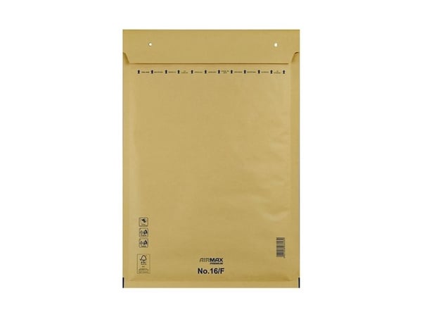 Boblepose, 16/F, 240 x 350 mm indre dim: 340 x 220 mm, Kort side åben peel&seel, Skræl og forsegl, b