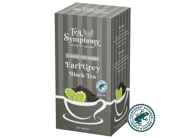 Tee, Symphony Type 1, täyttöpaino: 40, Earl Grey 20 kpl:n pakkaus