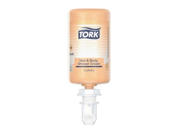 Hair and Bodyshampoo, Tork, S4, Orange 1 l, sæbe, pakke a 1 stk - (6 stk.)