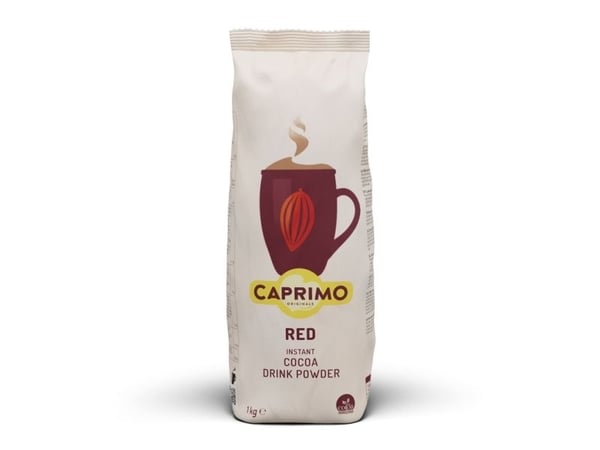Caprimo Choco Red Kakaodrik 16% - til automat eller i kop - 1kg - (10 poser)