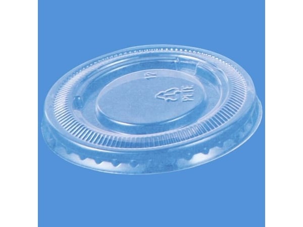 Plastlåg Ø44 mm PET Klar til Dressingbæger 30 ml,100 stk/ps - (100 stk.)