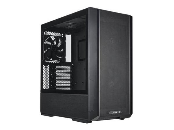 Lian Li Lancool 216-X - Mid tower - utökad ATX - genomskinlig sidopanel (härdat glas) - ingen strömförsörjning (ATX) - svart - USB/ljud