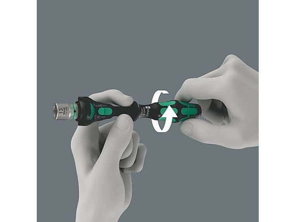 Wera 05135880001, 1 styck, Svart, Grön, Svart, Grön, 1/4"