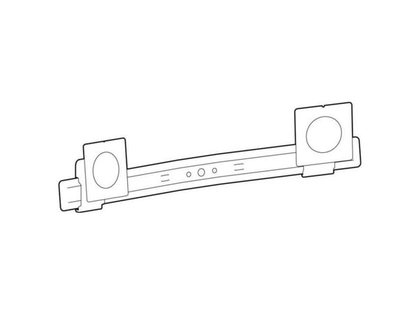 Ergotron LX Pro - Monteringssett (bue, 2 svingtapper, tilbehørsfastvare) - for flatpanel - dual direct, konverteringssett - hvit - skjermstørrelse:...