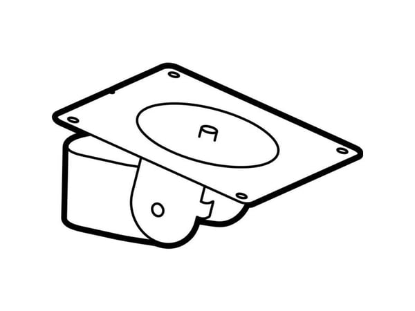 Ergotron LX Pro - Monteringssett (skjermpivot) - for flatpanel - konverteringssett - hvit - skjermstørrelse: 34"