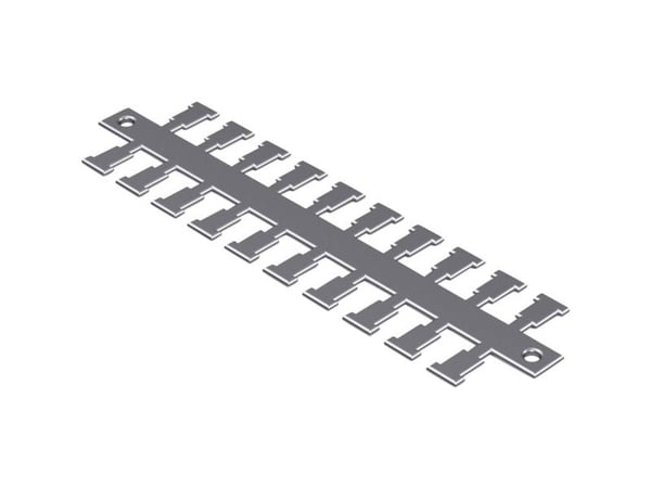 Hebotec 1041-035C kabelavlastningsskinne i rustfritt stål, 1 stk (1041-035C)