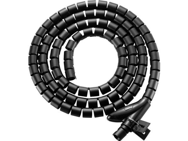 SpeaKa Professional kabelbundtslang i polyuretan PE svart, flexibel O x 1 st (SP-13402968)