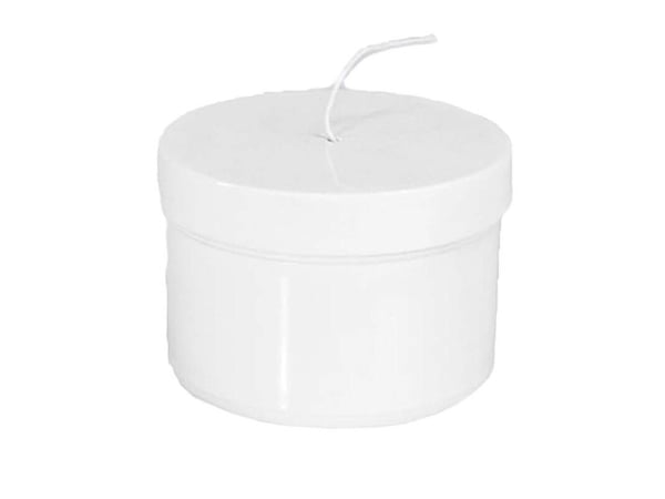 Snöregarn Drug Twine 3/14 50 g ca 115 m vit blekt lin i plastdosa, 50 g/fp