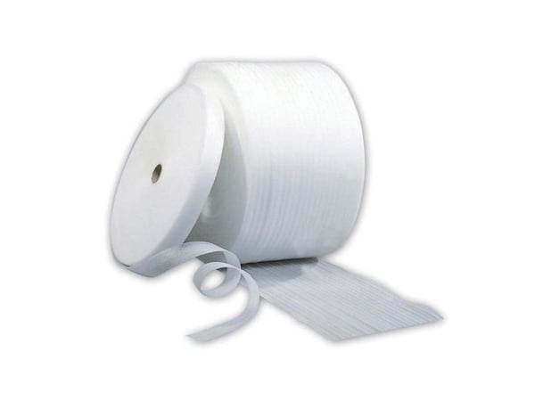 Foam i ruller, 3.000 mm, 500 mm x 100.00 m, LD-PE, hvid, pose a 3 ruller - (3 stk.)