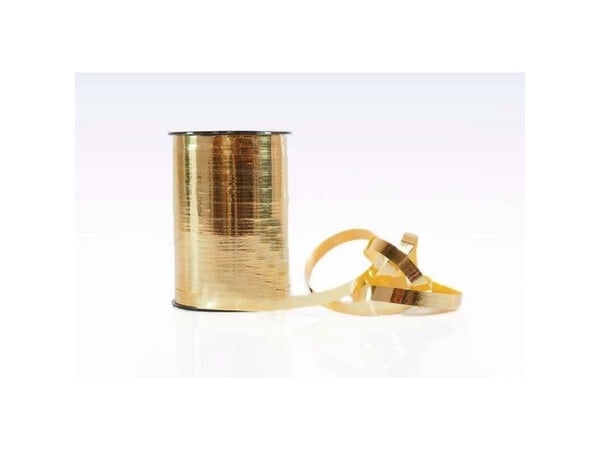 Gavebånd, 250.00 m, PP, metallic gold 1 reel, No. 06 - (5 stk.)