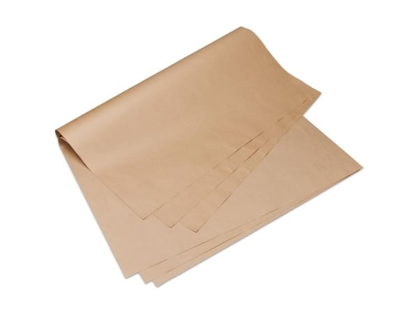voimapaperi, 70 g/m2, 600 x 900 mm, ruskea Puukuidut, 20 kg:n pakkaus, kuormalava 26 pakettia