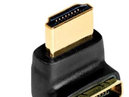 Adapter HDMI Audioquest 90/W - oppadgående svingbar HDMI-plugg-HDMI-plugg