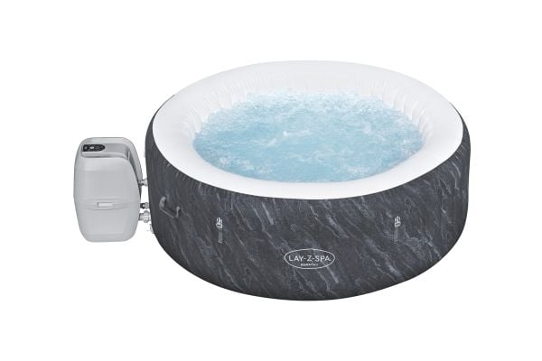 Bestway Lay-Z-Spa 60175, 669 l, 4 personer, Rund, Bubbel-/jetstrålemassage, Grå, Vit, 40 ° C