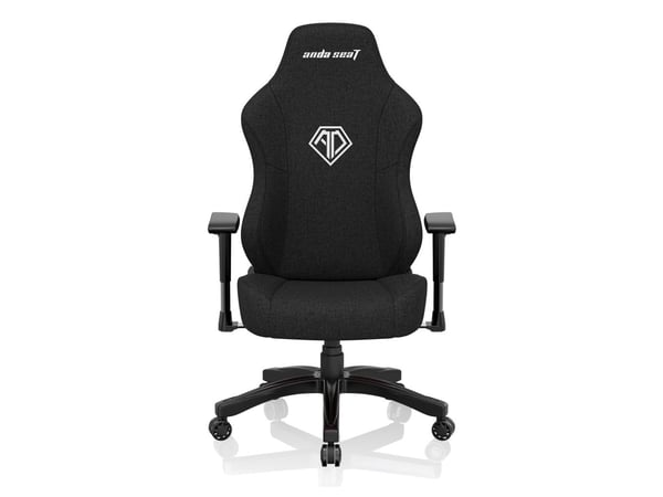 Anda Seat Phantom 3 Premium - Spillestol - ergonomisk - armlener - T-formet - tipping - roterende - EverSoft linen fabric - karbon sort