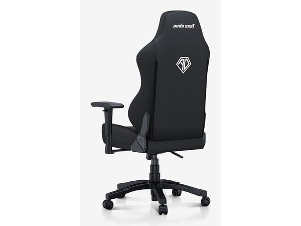 Anda Seat Phantom 3 Premium - Spillestol - ergonomisk - armlener - T-formet - tipping - roterende - EverSoft linen fabric - karbon sort
