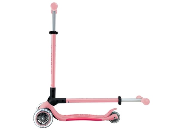 Globber Primo Foldable Plus Lights, Barn, Klassisk sparkesykkel, Jente, Asfalt, 50 kg, 3 hjul