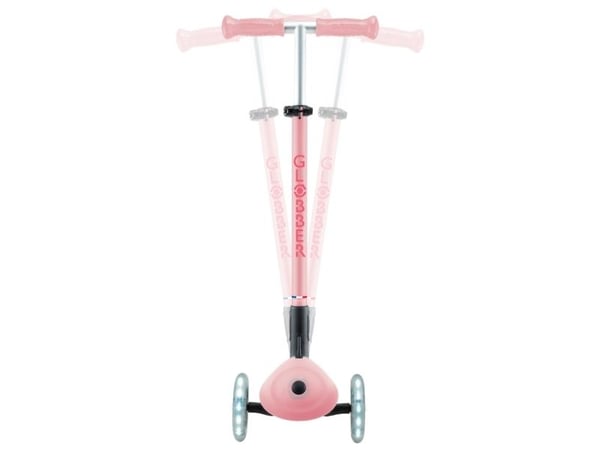 Globber Primo Foldable Plus Lights, Barn, Klassisk sparkesykkel, Jente, Asfalt, 50 kg, 3 hjul