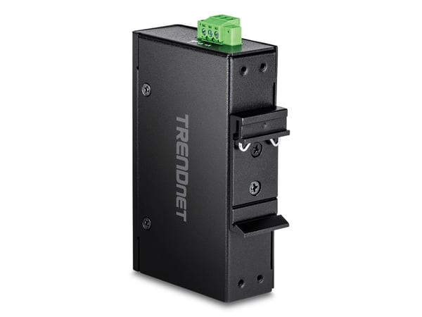 TRENDnet TI-GLC50 - Version V1.xR - switch - industrial, mini - 5 x 10/100/1000 - DIN-skinnemonterbar, veggmonterbar - TAA-samsvar
