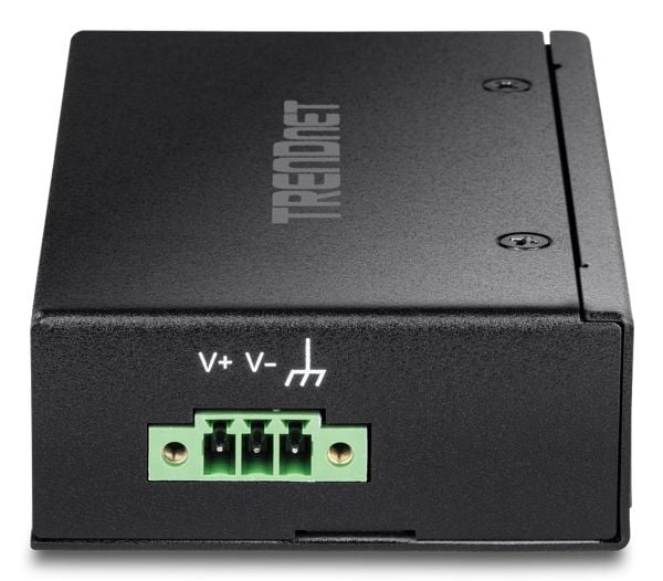 TRENDnet TI-GLC50 - Version V1.xR - switch - industrial, mini - 5 x 10/100/1000 - DIN-skinnemonterbar, veggmonterbar - TAA-samsvar