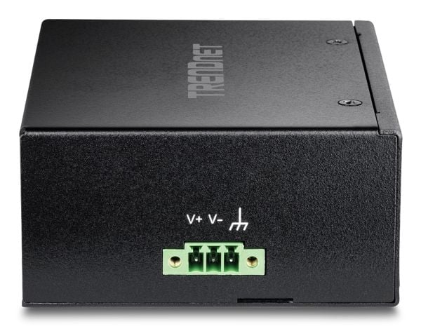 TRENDnet TI-GLC80 - Version V1.xR - switch - industrial, mini - 8 x 10/100/1000 - DIN-skinnemonterbar, veggmonterbar - TAA-samsvar