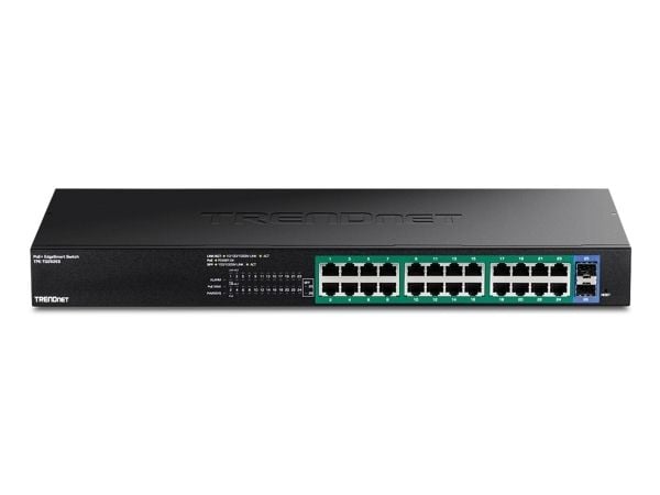 TRENDnet TPE-TG262ES - Version v1.0R - switch - EdgeSmart - smart - 24 x Gigabit Ethernet + 2 x Gigabit SFP - rackmonterbar - PoE+ (380 W) - TAA-sa...