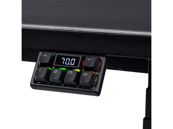 Thermaltake G700, Rett, Rektangulær form, Sponplate, 6,5 cm, Rød/grønn/blå, 130 kg