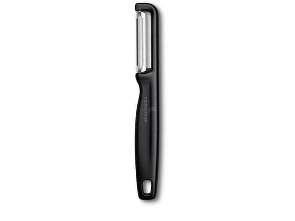 Victorinox Iota, Frukt- och grönsaker, Rak grönsaksskalare, Svart, Polypropylen, Hängögla, 165 mm