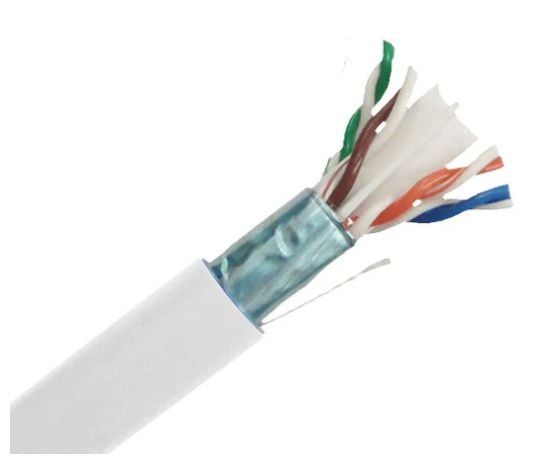 MicroConnect - Bulkkabel - 305 m - 0,55 mm - FTP - CAT 6 - kiinteä - hvid - hvid