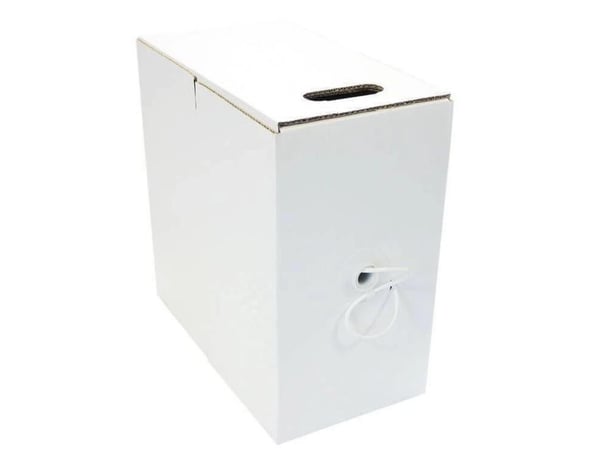 MicroConnect - Bulkkabel - 305 m - 0,55 mm - FTP - CAT 6 - kiinteä - hvid - hvid