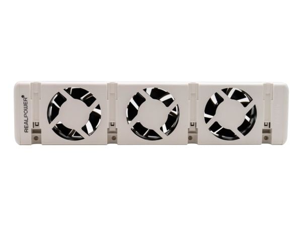 RealPower HL-1, Viftedrevet elektrisk romvarmer, Innendørs, Gulv, Hvit, 100 - 240 V, 50/60 Hz